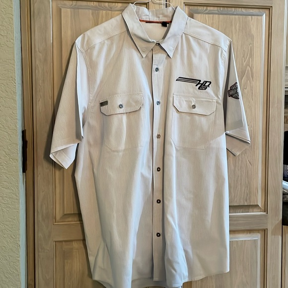 Harley Davidson Dress Shirt - Picture 1 of 8